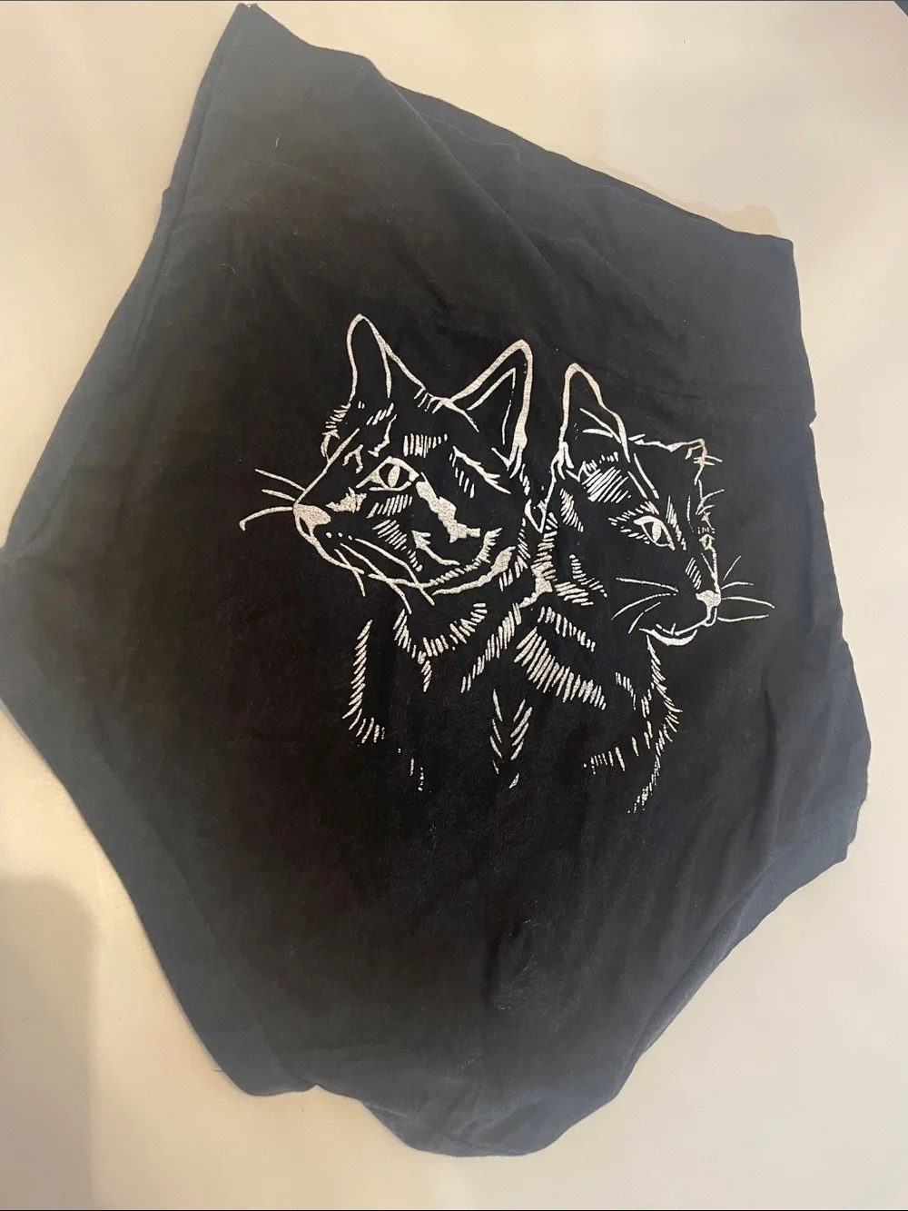 Black Cat Graphic Stylish women's bloomers high waisted